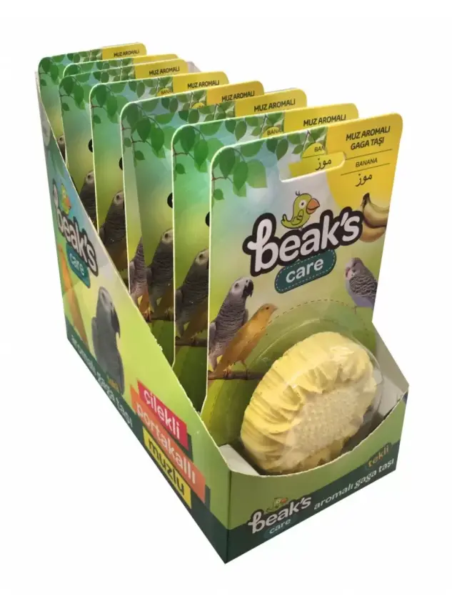 Beaks Muz Aromalı Tekli Gaga Taşı - 1