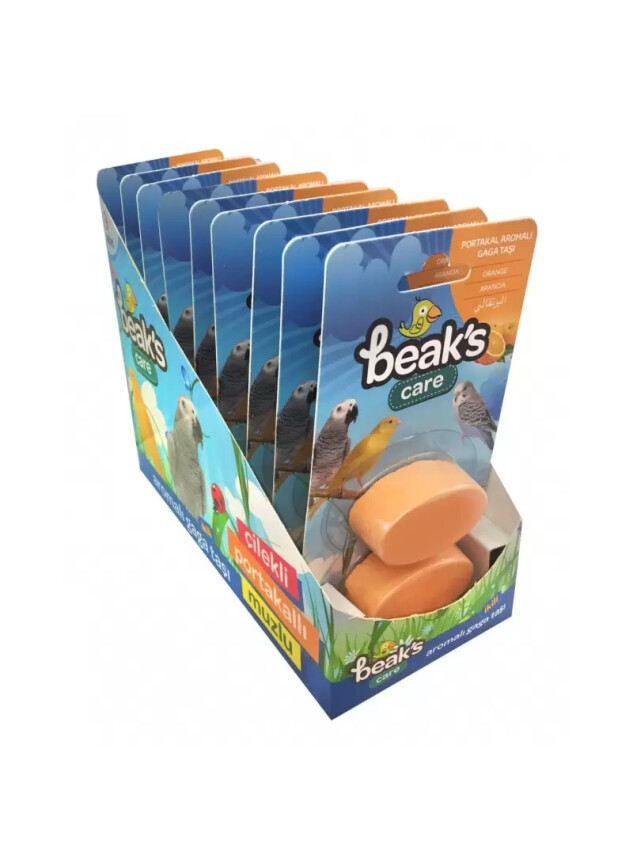 Beaks Portakal Aromalı İkili Gaga Taşı - Beaks