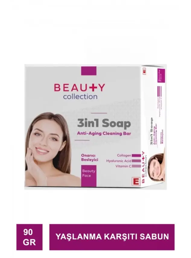 Beauty Face 3in1 Anti Aging Sabun 90 gr - 1
