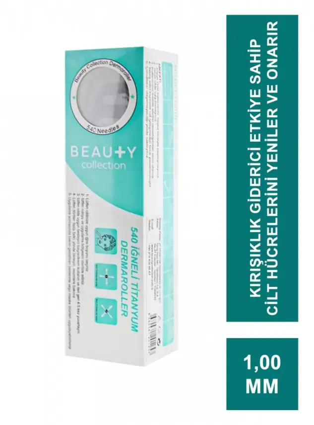 Beauty Face 540 İğneli Titantum Dermaroller 1,00mm - 1