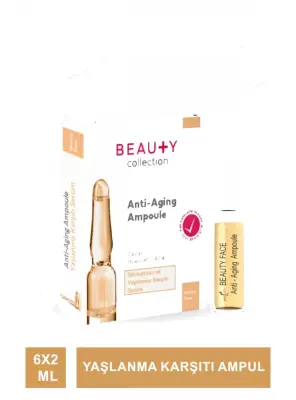 Beauty Face Anti Aging Yaşlanma Karşıtı Ampul 6x2 ml - 1