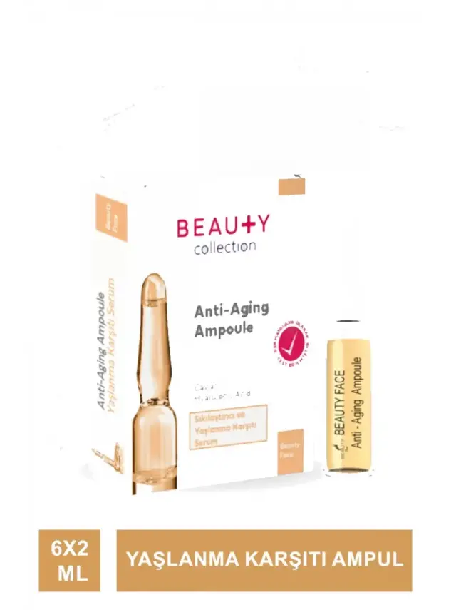 Beauty Face Anti Aging Yaşlanma Karşıtı Ampul 6x2 ml - 1