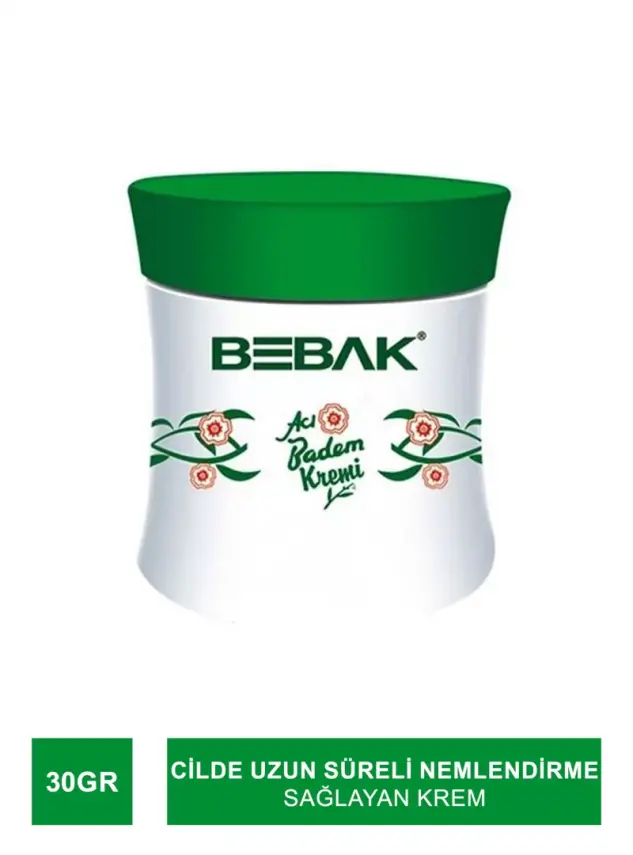 Bebak Acı Badem Kremi 30 gr Kavanoz - 1