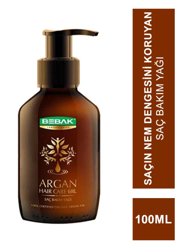 Bebak Argan Hair Care Oil Saç Bakım Yağı 100 ml - Bebak