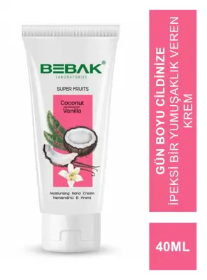 Bebak Coconut Vanilla Nemlendirici El Kremi 40 ml - Bebak