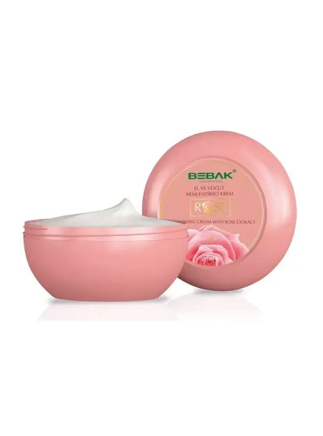 Bebak Gül Özlü El ve Vücut Kremi 200 ml Kavanoz - 2