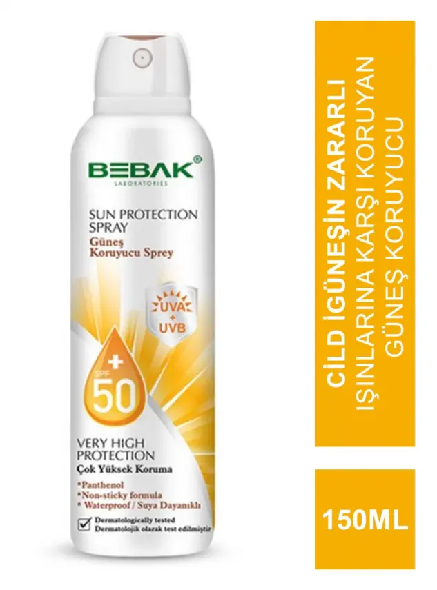Bebak Güneş Koruyucu Sprey SPF 50+ 150 ml - 1
