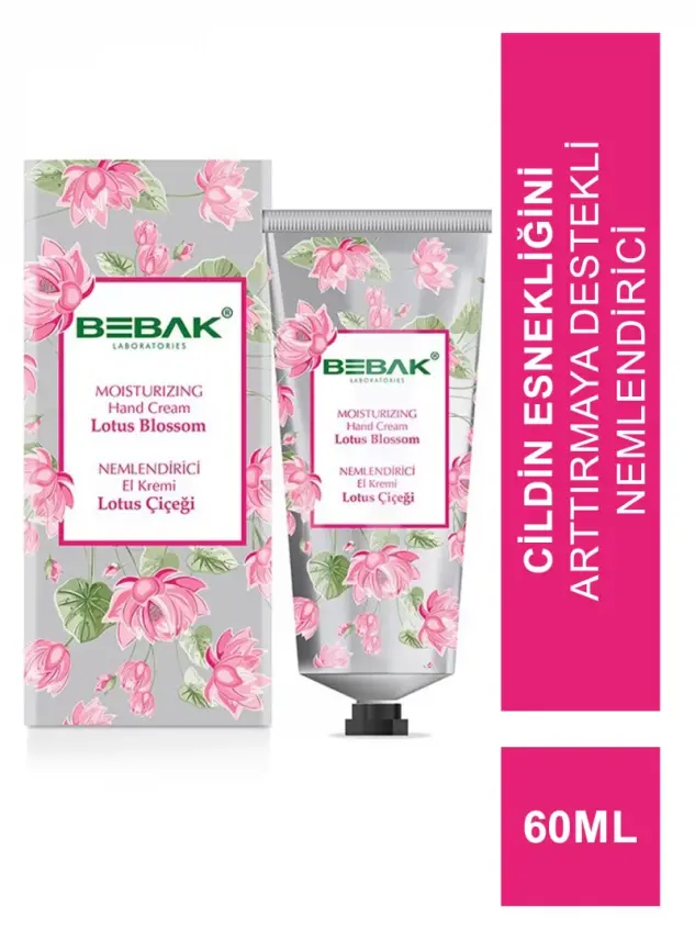 Bebak Lotus Çiçeği Nemlendirici El Kremi 60 ml - 1