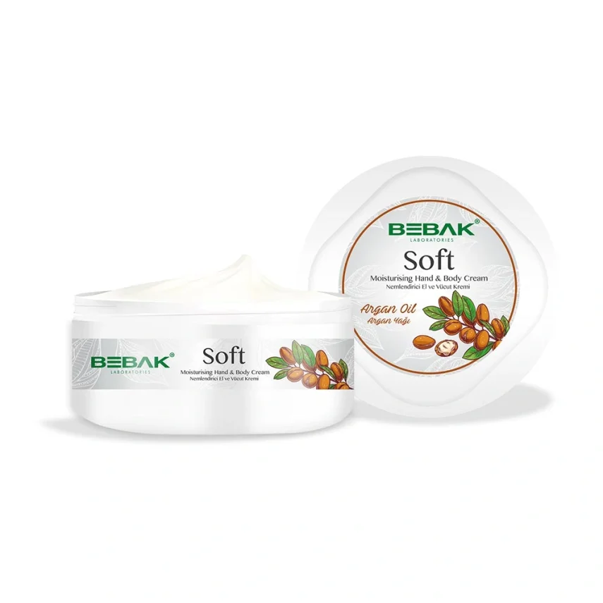 Bebak Soft Nemlendirici El ve Vücut Kremi 300 ml - Argan Yağı - 1