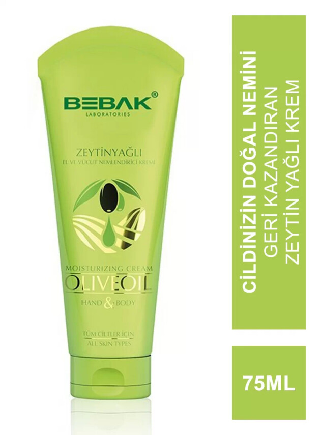 Bebak Zeytinyağlı El ve Vücut Kremi 75 ml - Bebak