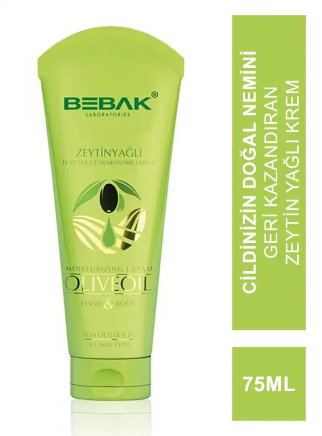 Bebak Zeytinyağlı El ve Vücut Kremi 75 ml - 1