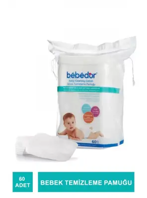 Bebedor Bebek Temizleme Pamuğu 60 Adet 631 - Bebedor
