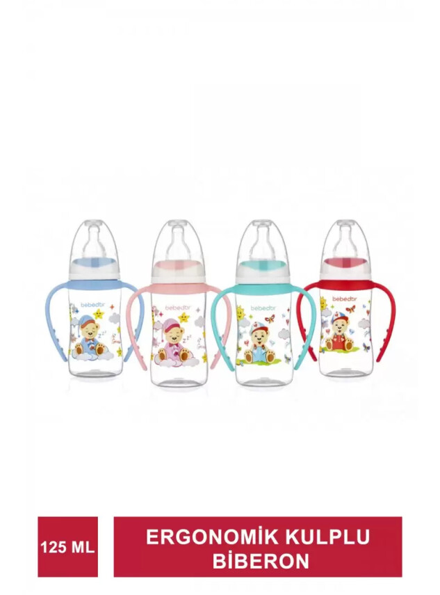 Bebedor Ergonomik Kulplu Biberon 125 ml -76302- - Bebedor