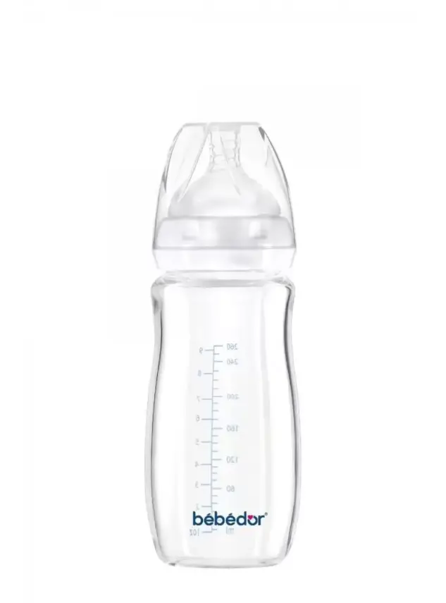 Bebedor Isıya Dayanıklı Cam Biberon 3+Ay 260ml -51301- - 1