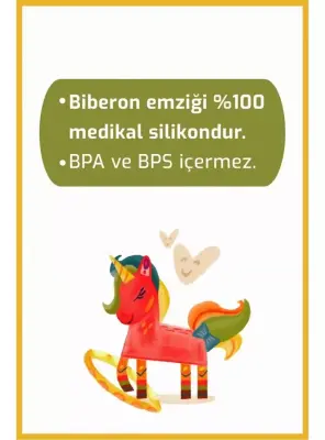 Bebedor Isıya Dayanıklı Cam Biberon 3+Ay 260ml -51301- - 3