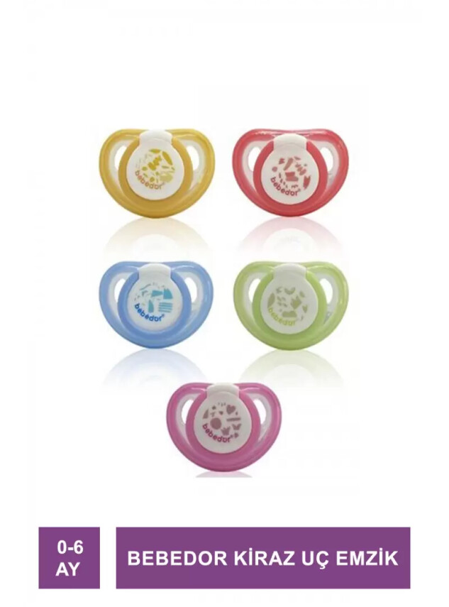 Bebedor Kiraz Uç Emzik Cherry No:1 0-6 Ay -101- - Bebedor