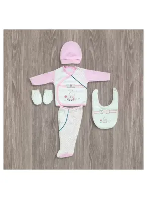 Bebitof Bebek Odası Desenli 5'li Hastane Çıkış Seti - Bebitof