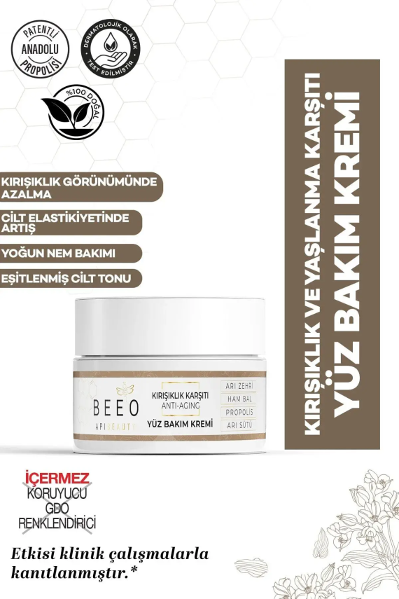 Beeo Kırışıklık Karşıtı Yüz Bakım Kremi 50ml - 3