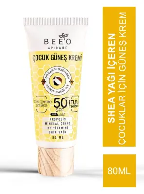Beeo Up Apicare Çocuk Güneş Kremi Spf 50+ 80 ml - Bee'o Up