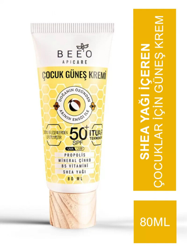 Beeo Up Apicare Çocuk Güneş Kremi Spf 50+ 80 ml - Bee'o Up