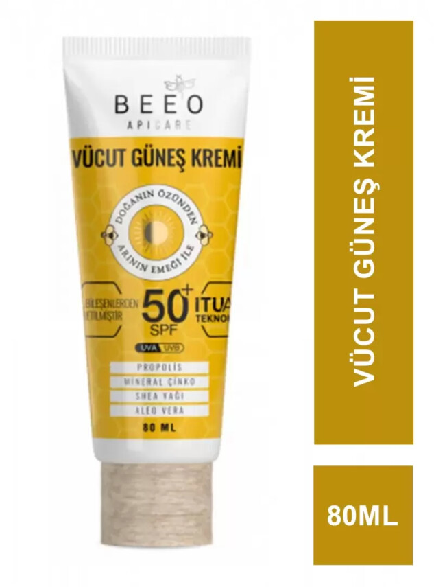 Beeo Up Apicare Vücut Güneş Kremi Spf 30+ 80 ml - Bee'o Up