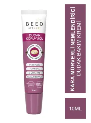 Beeo Up Nemlendirici Kara Mürverli Dudak Koruyucu 10 ml - Bee'o Up