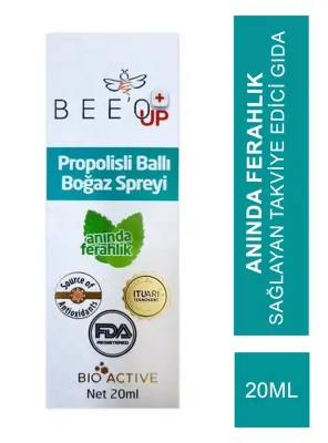 Beeo Up Propolisli Ballı Boğaz Spreyi 20 ml - Bee'o Up