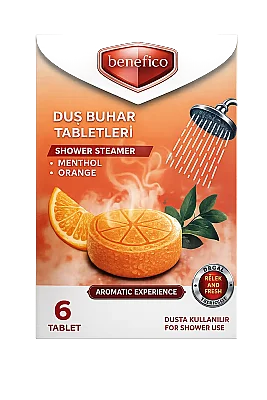 Benefico Poblex Duş Buhar Tabletleri (6 tablet x 25 gr) - 1