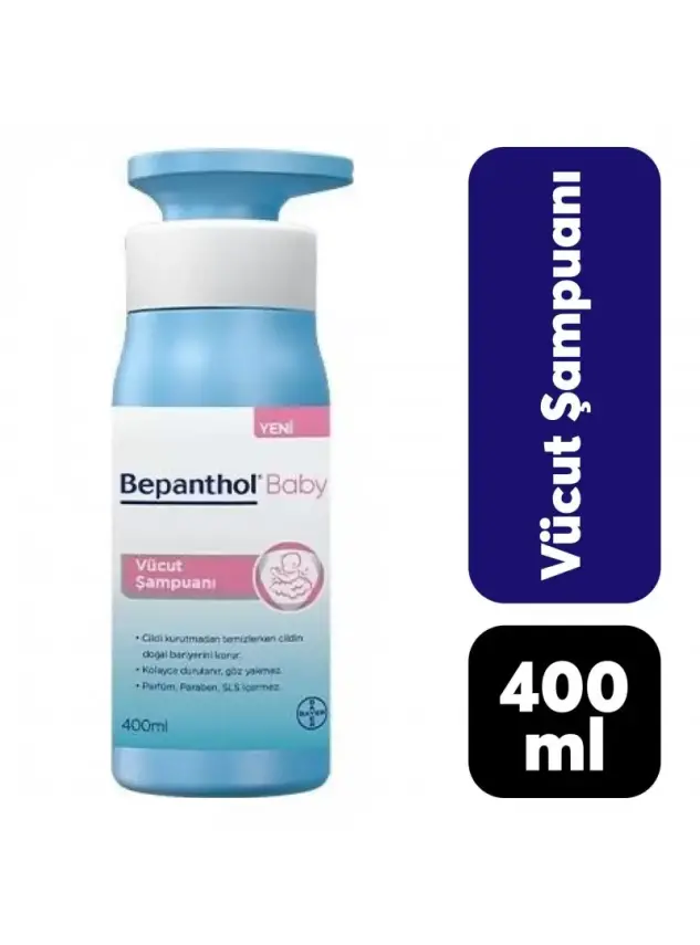 Bepanthol Baby Vücut Şampuanı 400 ml - 1