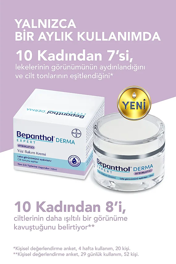 Bepanthol Derma Expert Aydınlatıcı Yüz Bakım Kremi 50 ml - 3