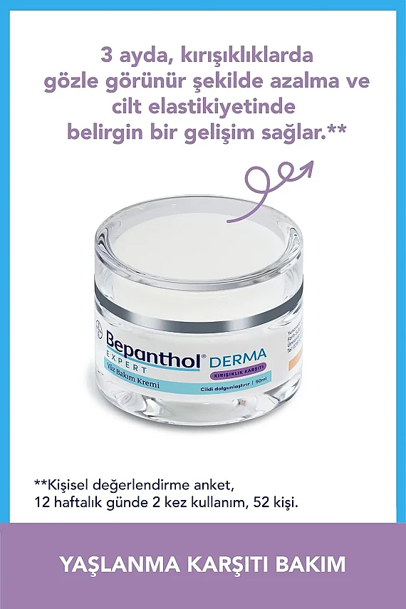 Bepanthol Derma Expert Kırışıklık Karşıtı Yüz Bakım Kremi 50 ml - 3