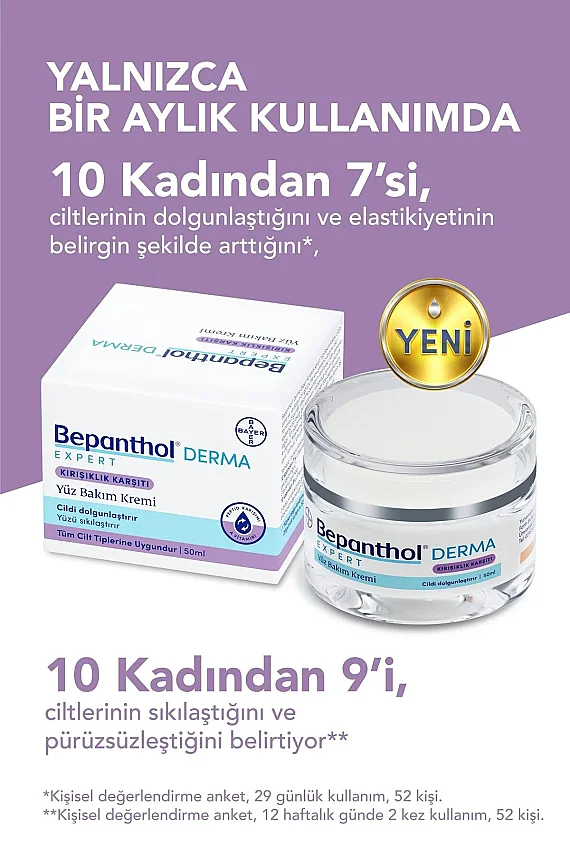 Bepanthol Derma Expert Kırışıklık Karşıtı Yüz Bakım Kremi 50 ml - 4