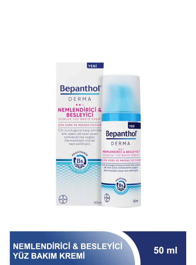 Bepanthol Derma Nemlendirici & Besleyici Yüz Bakım Kremi 50 ml - Bepanthol