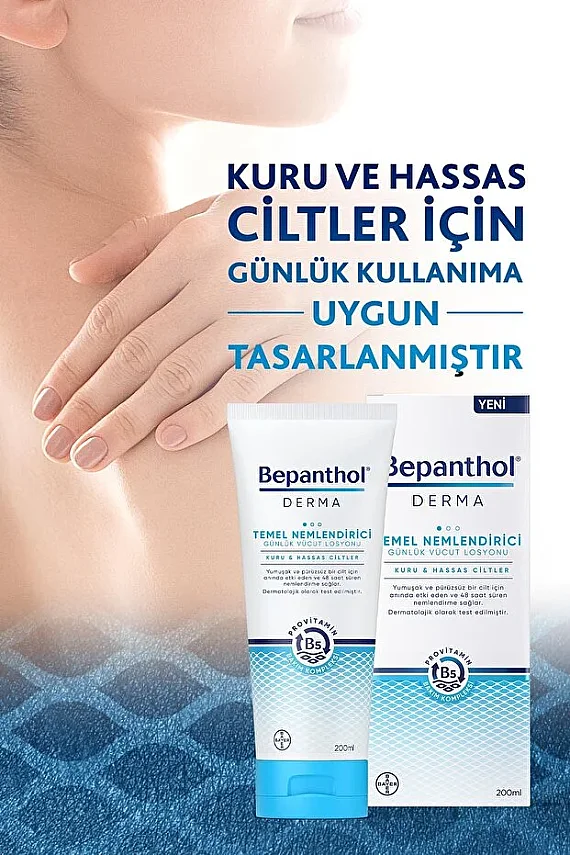 Bepanthol Derma Temel Nemlendirici Kuru Hassas Ciltler Losyon 200 ml - 4