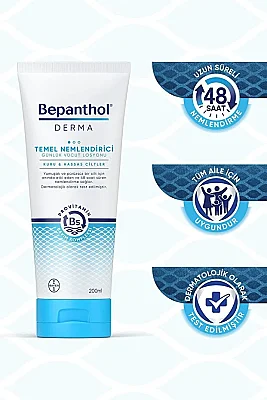 Bepanthol Derma Temel Nemlendirici Kuru Hassas Ciltler Losyon 200 ml - 2