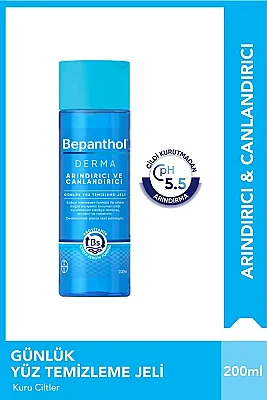 Bepanthol Derma Yüz Temizleme Jeli Arındırıcı 200 ml - Bepanthol