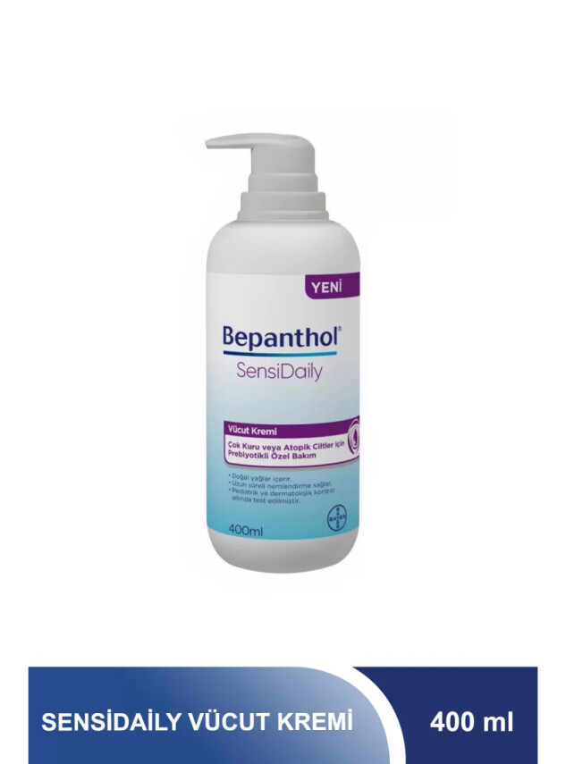 Bepanthol SensiDaily Pompalı 400 ml Vücut Kremi - Bepanthol