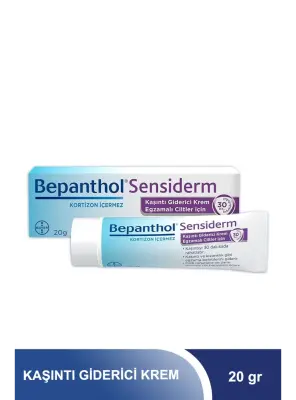 Bepanthol Sensiderm Krem 20 gr - Kaşıntı İçin Krem - Bepanthol