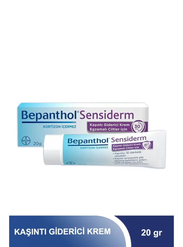 Bepanthol Sensiderm Krem 20 gr - Kaşıntı İçin Krem - 1