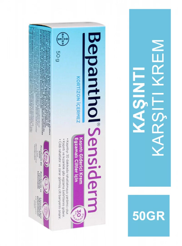 Bepanthol Sensiderm Krem 50 gr - Kaşıntı İçin Krem - Bepanthol