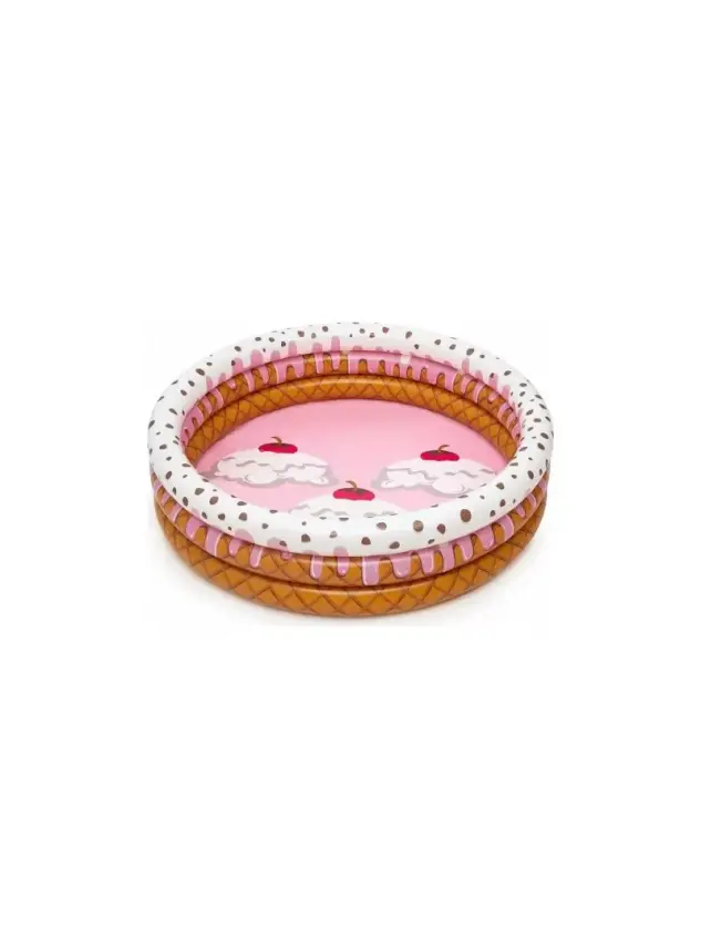 Bestway Dondurma Desenli Çocuk Havuzu - 1,60cm x 1,60 cm x 38 cm - - 51144 - - 1