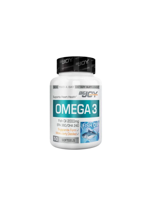 Suda Vitamin Omega 3 - Fish Oil 2000mg 50 Softgel Kapsül - Suda Vitamin