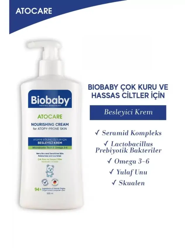 Biobaby Atocare Besleyici Krem 500 ml - 3