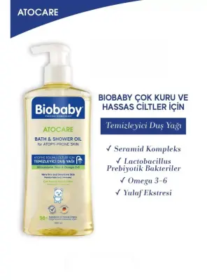 Biobaby Atocare Temizleyici Duş Yağı 500 ml - 2
