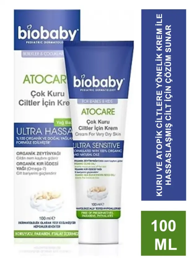 Biobaby Atopik Ciltler İçin Krem 100 ml - 2