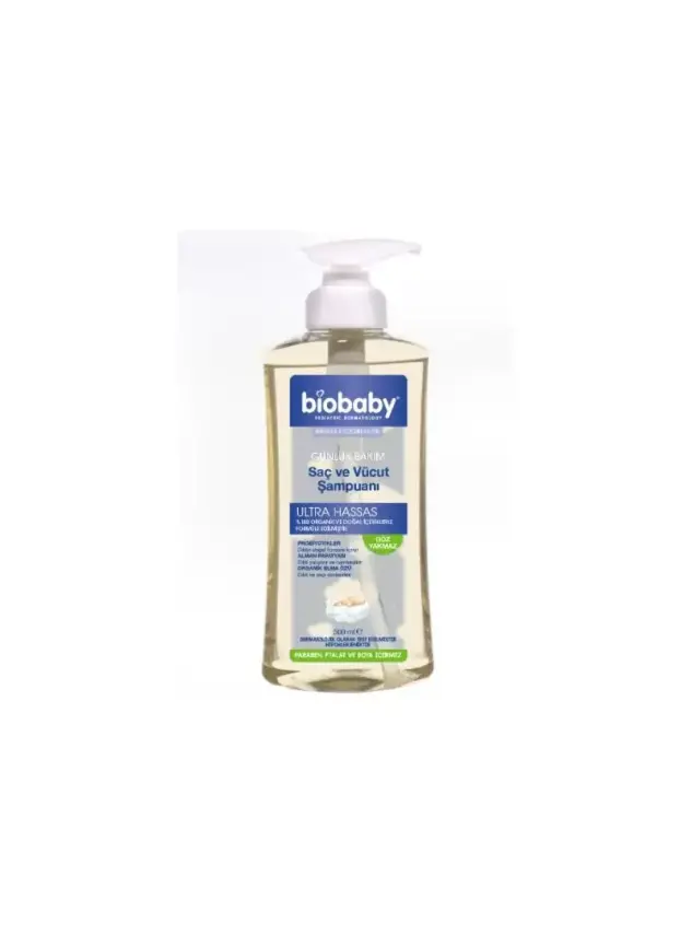 Biobaby Bebek Saç ve Vücut Şampuanı 500 ml - 1