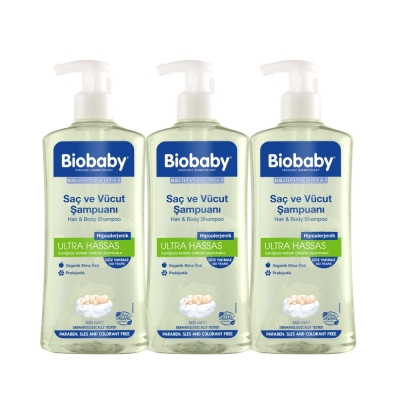 Biobaby Şampuan 500 ml - 3 Al 2 Öde - Biobaby