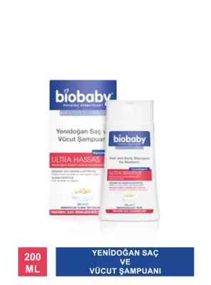 Biobaby Yenidoğan Saç ve Vücut Şampuanı 200 ml - 2