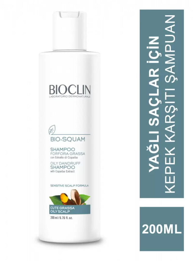Bioclin Bio Squam Oily Shampoo 200ml - BIOCLIN