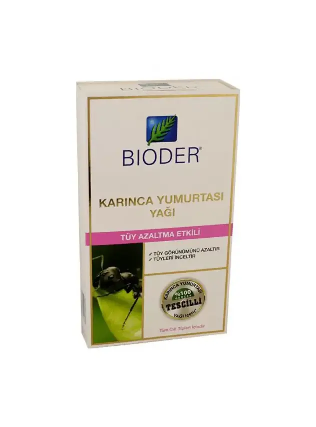 Bioder Bio Epilation Tüy Azaltıcı Karınca Yumurtası Yağı 30 ml - 2